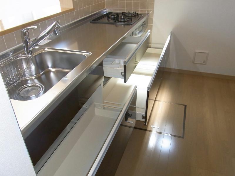 Kitchen. Kitchen storage part