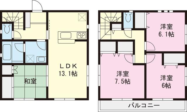 Floor plan. 32,800,000 yen, 4LDK, Land area 133.14 sq m , Building area 91.12 sq m