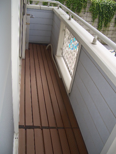 Balcony. Laundry Area