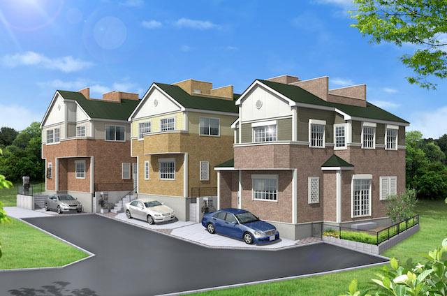 Rendering (appearance). (D, E, F Building) Rendering