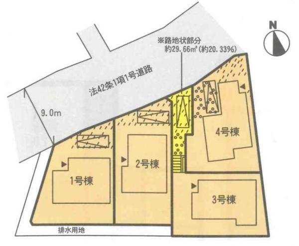 Compartment figure. 37,800,000 yen, 4LDK, Land area 130.86 sq m , Building area 93.96 sq m