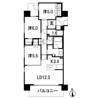 Floor: 3LDK, occupied area: 75.92 sq m, Price: 56,480,000 yen, now on sale