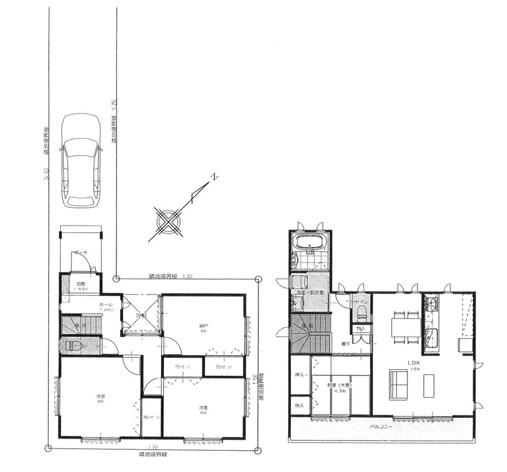 Building plan example (floor plan). Building plan Example (2) 3LDK + S, Land price 37,800,000 yen, Land area 121.03 sq m , Building price 16 million yen, Building area 100.19 sq m
