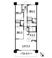 Floor: 3LDK + WIC + KC, the area occupied: 72.5 sq m, Price: 33,380,000 yen, now on sale