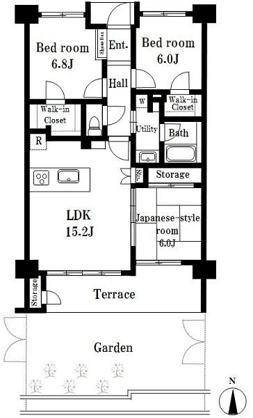 Floor plan. 3LDK, Price 34,300,000 yen, Occupied area 78.79 sq m floor plan