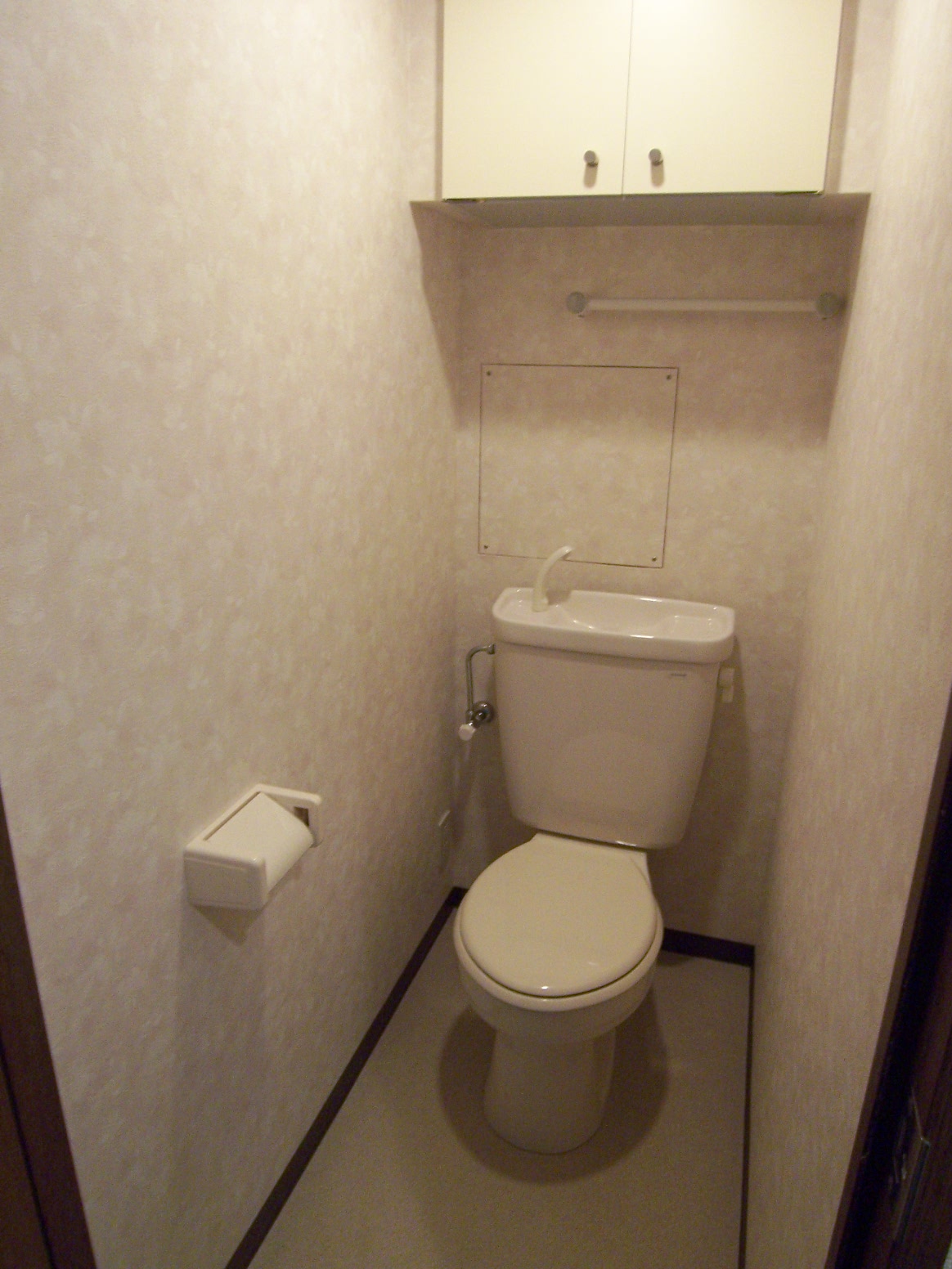 Toilet. There is also housed in the toilet