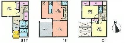 Floor plan. 42,800,000 yen, 2LDK + S (storeroom), Land area 64.62 sq m , Building area 92.77 sq m