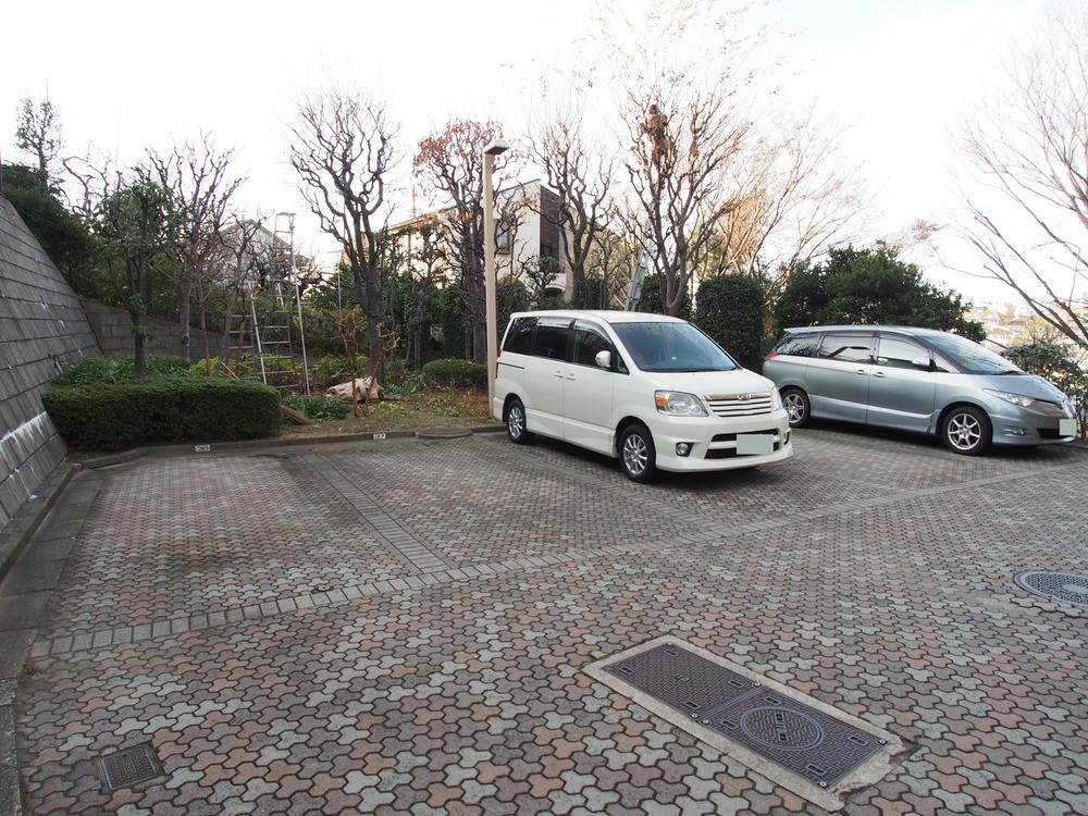 Parking lot. Common areas
