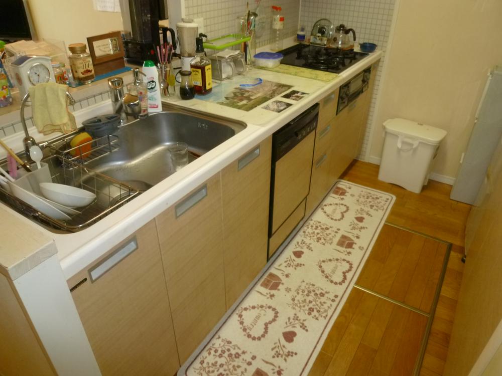 Kitchen. Dish washing dryer, Disposer standard equipment ・ With under-floor storage