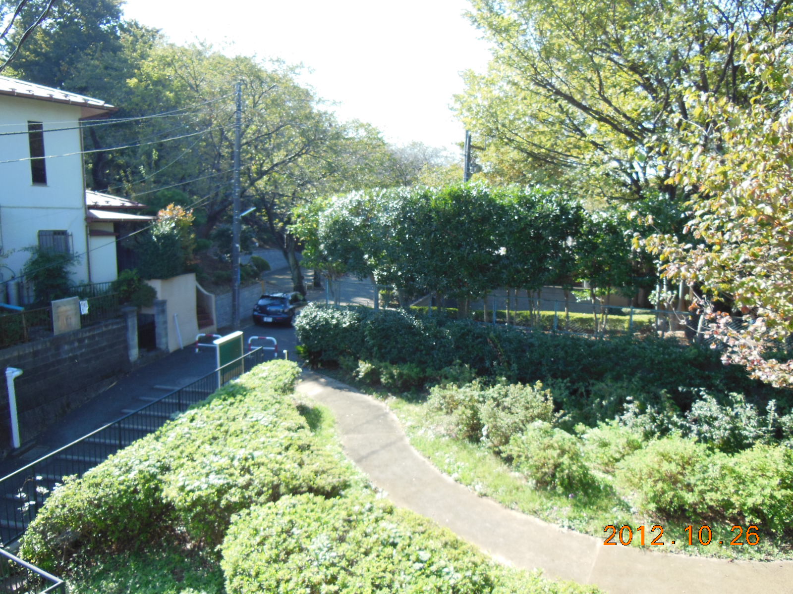 View. Before Okurayama park of eyes