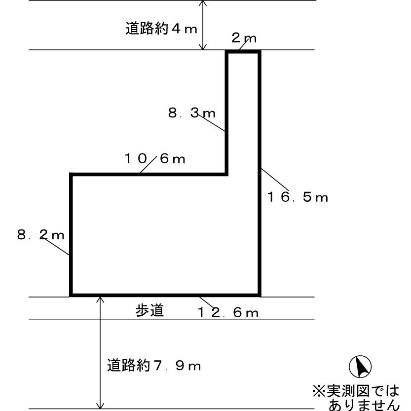 Compartment figure. Land price 42 million yen, Land area 121.32 sq m