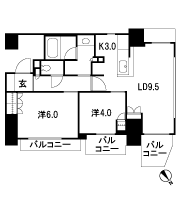 Floor: 2LDK, occupied area: 53 sq m, Price: TBD