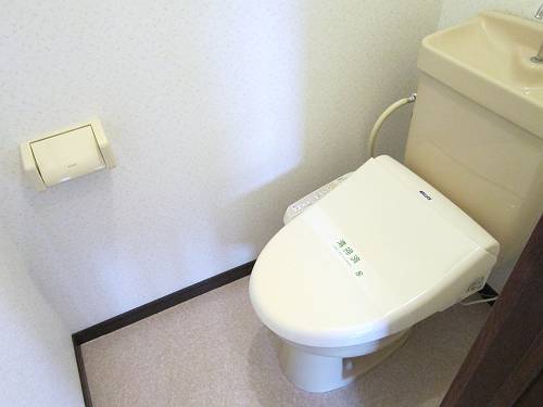 Toilet. With warm water washing toilet seat ☆ 