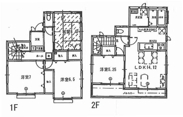 Floor plan. (I Building), Price 39,800,000 yen, 4LDK, Land area 125.5 sq m , Building area 95.01 sq m
