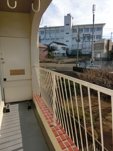 Balcony. With storage of the balcony
