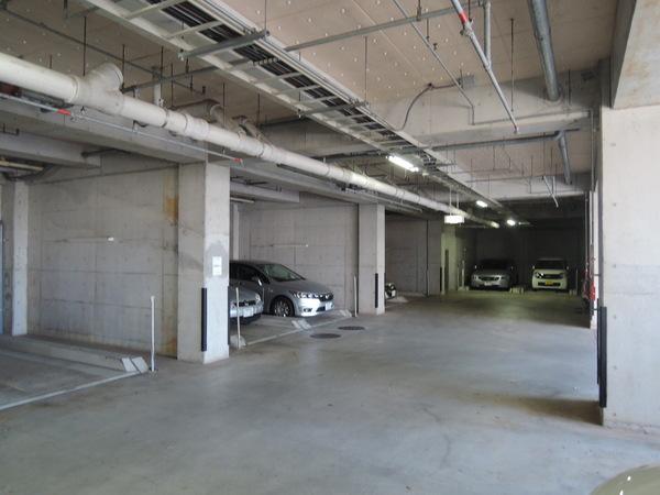 Parking lot. Common areas