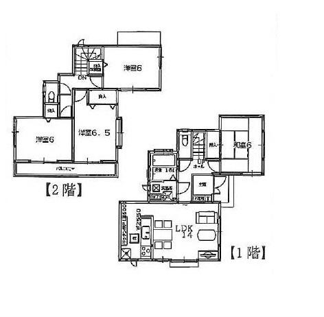 Floor plan. 39,800,000 yen, 4LDK, Land area 127.02 sq m , Building area 90.26 sq m floor plan