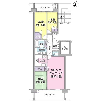 Floor plan.  [Floor plan] 3LD of 83.96 sq m ・ K type of room. Immediate per current vacancy