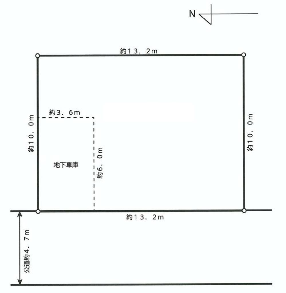 Compartment figure. Land price 58,800,000 yen, Land area 132.28 sq m