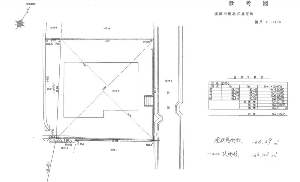 Compartment figure. Land price 61,800,000 yen, Land area 163.39 sq m