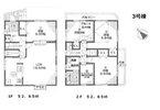 Floor plan. (3 Building), Price 46,300,000 yen, 4LDK+S, Land area 105.42 sq m , Building area 105.3 sq m