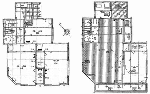 Floor plan. (1 Building), Price 44,300,000 yen, 4LDK, Land area 100.82 sq m , Building area 100.32 sq m