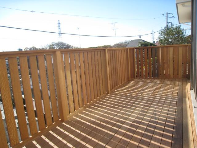 Other. First floor wood deck South day for terraced good.