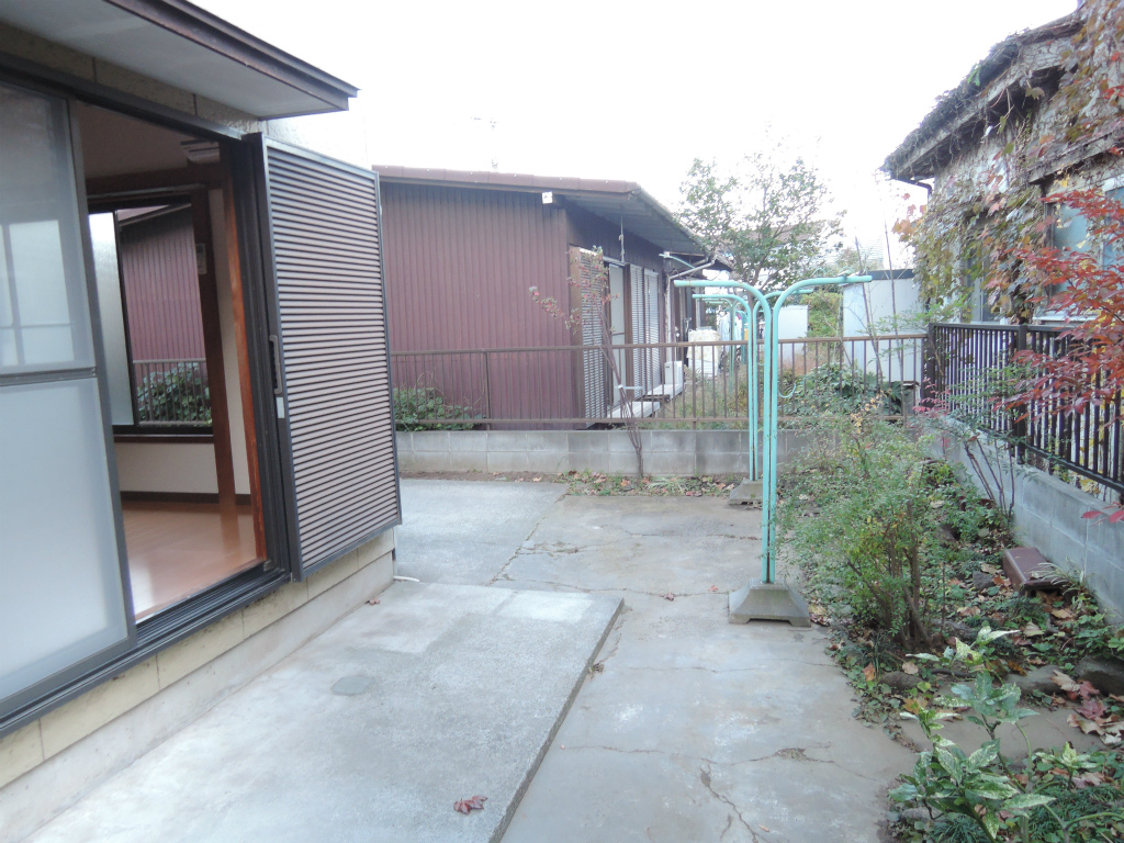 Garden. Bicycle parking of the bike is also possible