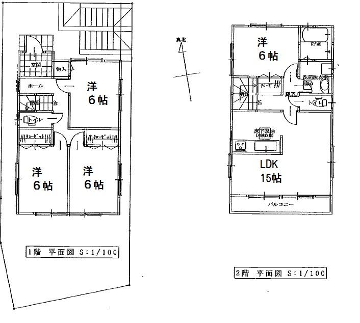 Floor plan. (18 Building), Price 37,800,000 yen, 4LDK, Land area 109.03 sq m , Building area 91.91 sq m