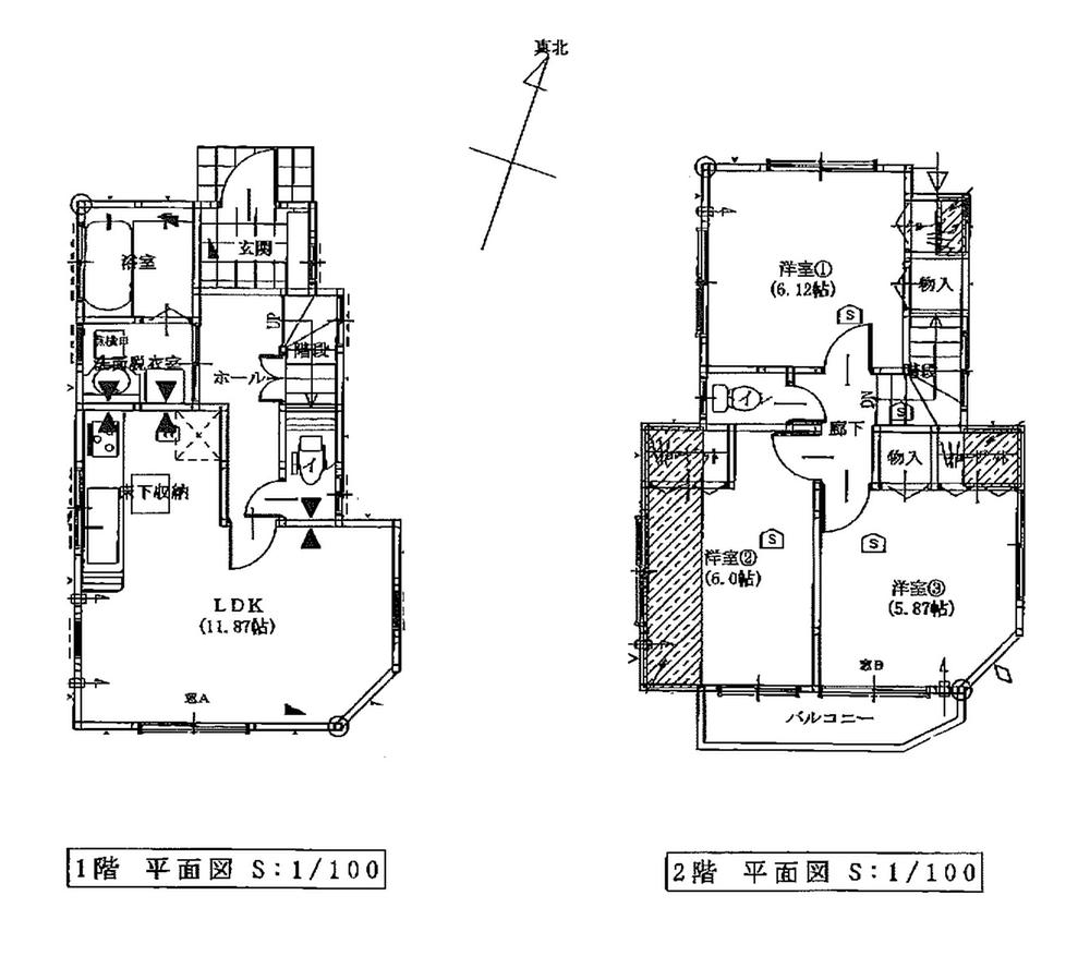 Floor plan. (19 Building), Price 37,800,000 yen, 3LDK, Land area 106.57 sq m , Building area 75.56 sq m