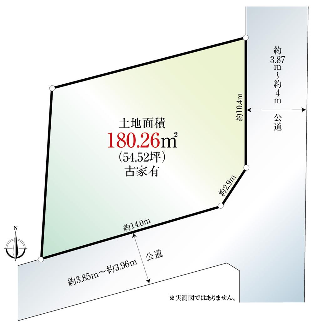 Compartment figure. Land price 79,800,000 yen, Land area 180.26 sq m