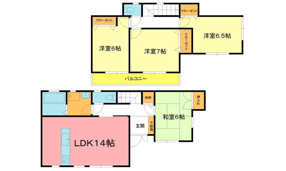 Floor plan. (L), Price 40,800,000 yen, 4LDK, Land area 125.72 sq m , Building area 95.22 sq m