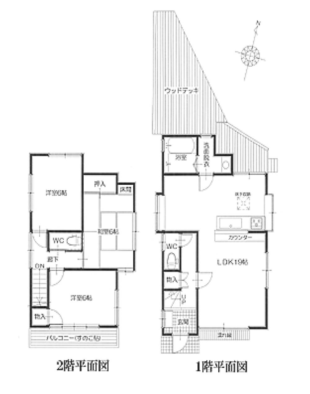 Floor plan. 21.5 million yen, 3LDK, Land area 108.34 sq m , Building area 85.42 sq m