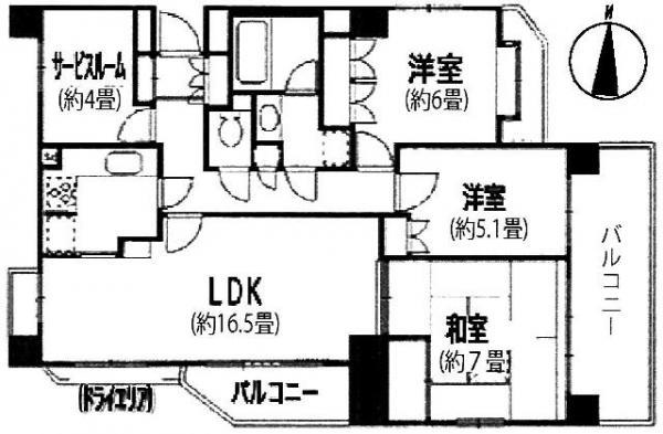 Floor plan. 3LDK+S, Price 16.2 million yen, Occupied area 87.59 sq m , Balcony area 18.1 sq m