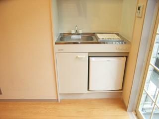 Kitchen. Easy to clean IH stove