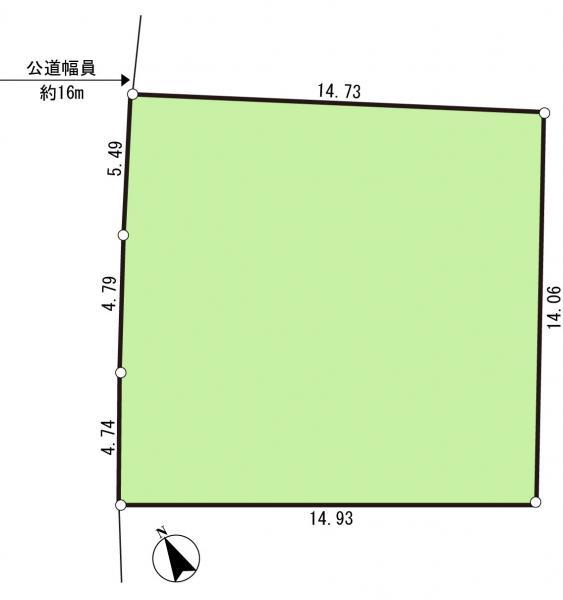 Compartment figure. Land price 39,800,000 yen, Land area 217.55 sq m
