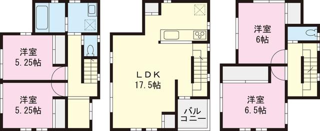 Floor plan. 37,800,000 yen, 4LDK, Land area 98.27 sq m , Building area 104.32 sq m