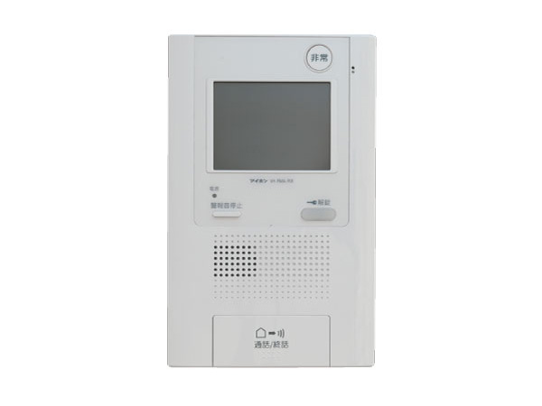 Security.  [Color monitor intercom] You can see the visitor in the color monitor. Hands-free type of auto-lock is also released at the touch of a button. (Same specifications)