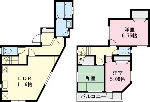 Floor plan. 31,400,000 yen, 3LDK, Land area 125.73 sq m , Building area 74.11 sq m