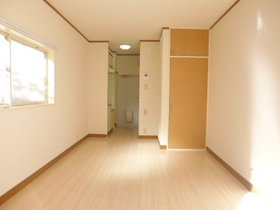 Living and room. Air conditioning ・ With storage of the Western-style