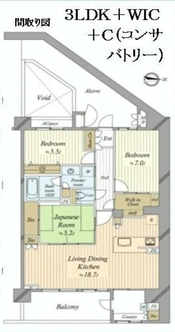 Floor plan. 3LDK, Price 26,900,000 yen, Footprint 90.1 sq m , Balcony area 10.4 sq m