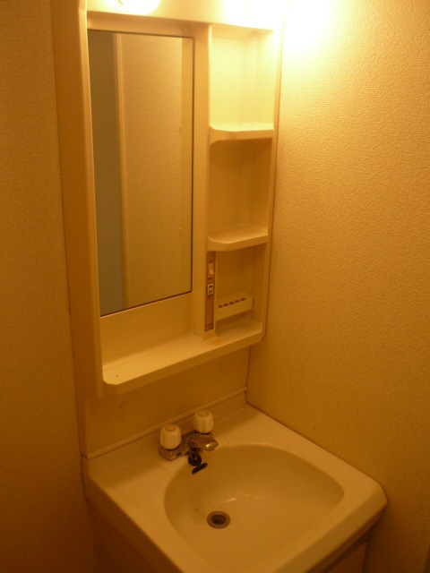 Washroom. Convenient vanity