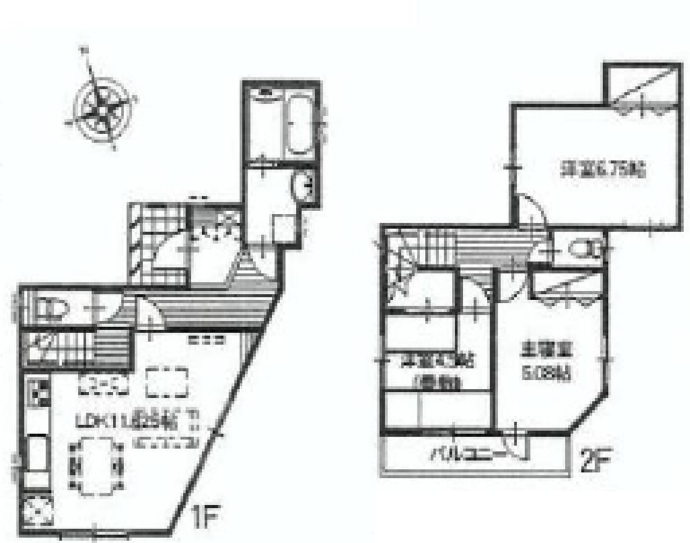 Floor plan. (7), Price 31,400,000 yen, 3LDK, Land area 125.73 sq m , Building area 74.11 sq m