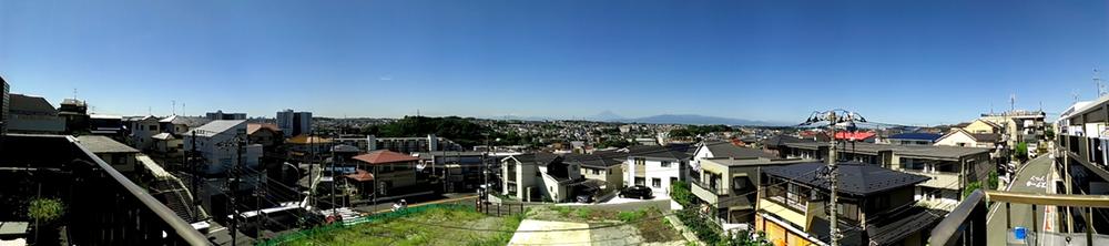 View photos from the dwelling unit. View from the balcony (Panorama)