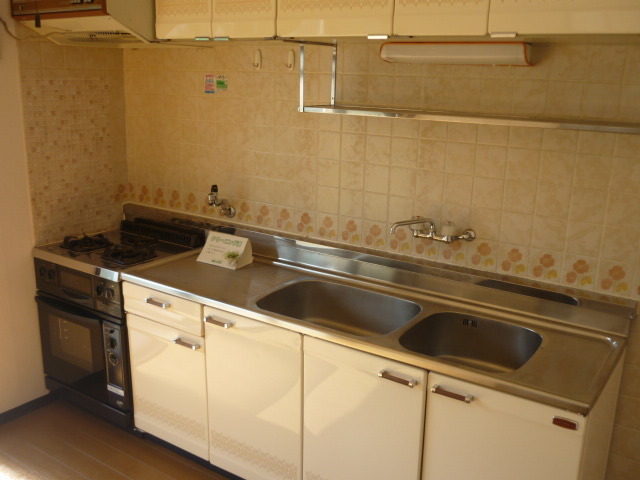 Kitchen. System kitchen with oven