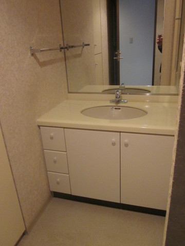 Washroom. Independent wash basin