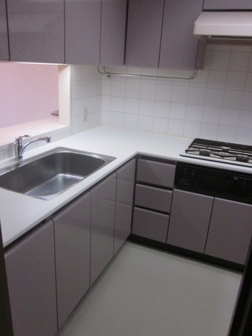 Kitchen. L-shaped kitchen