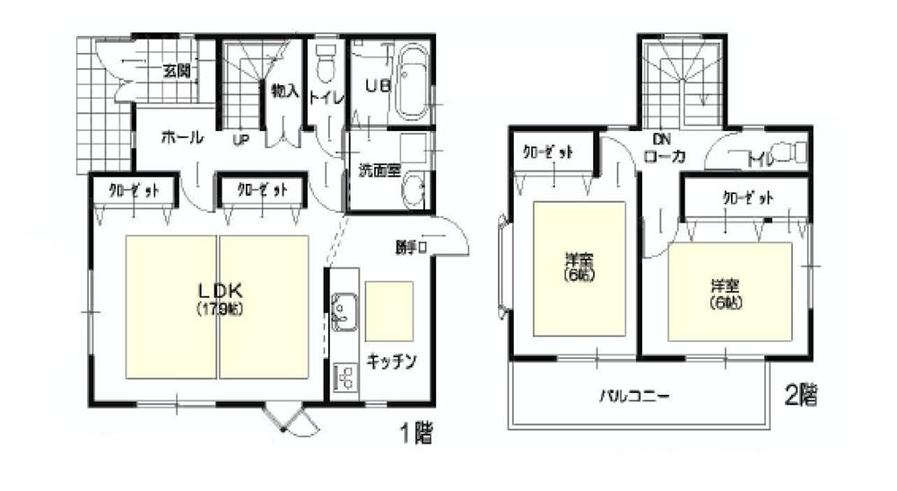 Floor plan. 32,800,000 yen, 2LDK, Land area 145.8 sq m , Building area 82.8 sq m