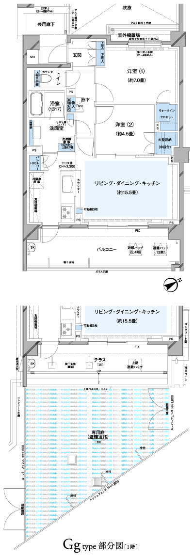 Floor: 2LDK + WIC, the occupied area: 64.26 sq m, Price: 31,900,000 yen, now on sale