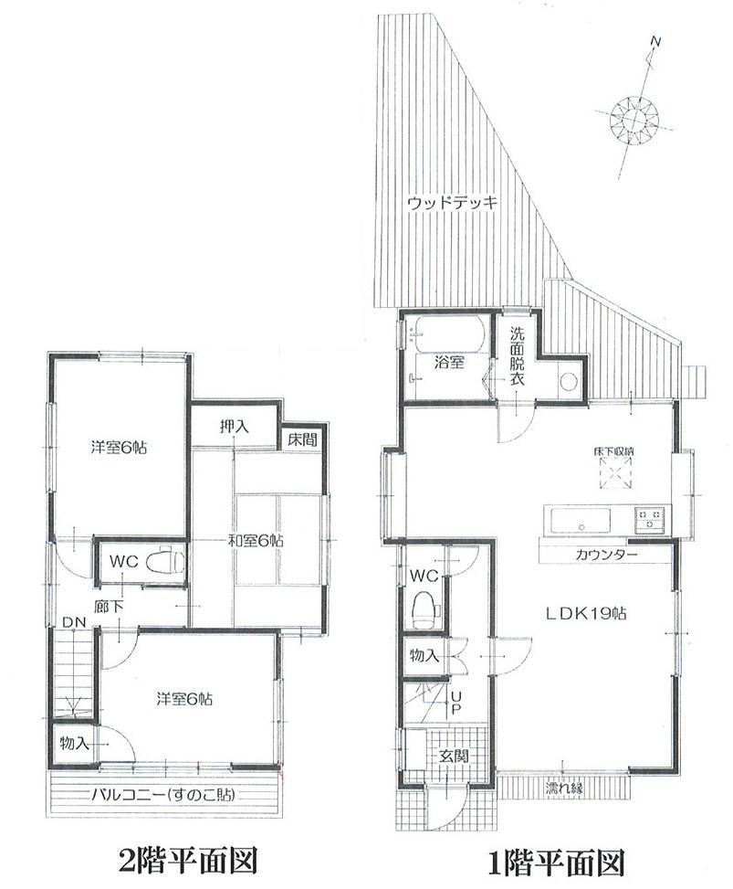 Floor plan. 21.5 million yen, 3LDK, Land area 108.34 sq m , Building area 85.42 sq m